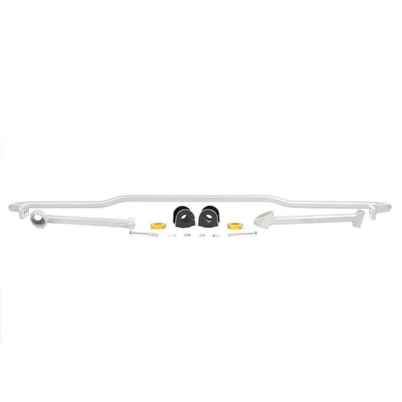 Whiteline BSR49XZ 22mm adjustable rear sway bar with synthetic elastomer bushings and lateral locks.