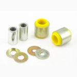 Whiteline W0568 rear trailing arm bushing kit with synthetic elastomer bushings and molybdenum disulphide grease.