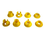 Whiteline KDT910 synthetic elastomer rear crossmember mount insert kit for 2008-2017 Subaru Impreza.
