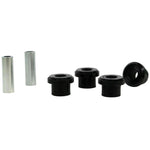 Whiteline synthetic elastomer front control arm lower inner front bushing kit for Nissan GT-R with grease packet.