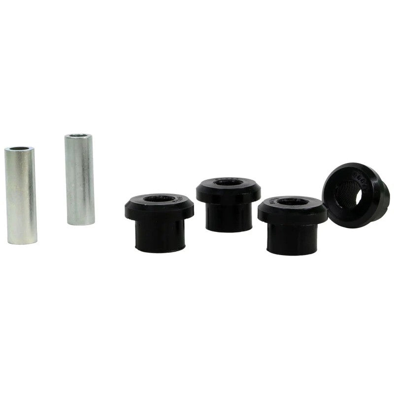 Whiteline synthetic elastomer front control arm lower inner front bushing kit for Nissan GT-R with grease packet.