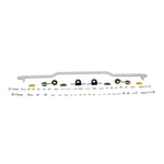 Whiteline 22mm X-Heavy Duty 3-point adjustable rear sway bar with synthetic elastomer bushings and lateral locks.