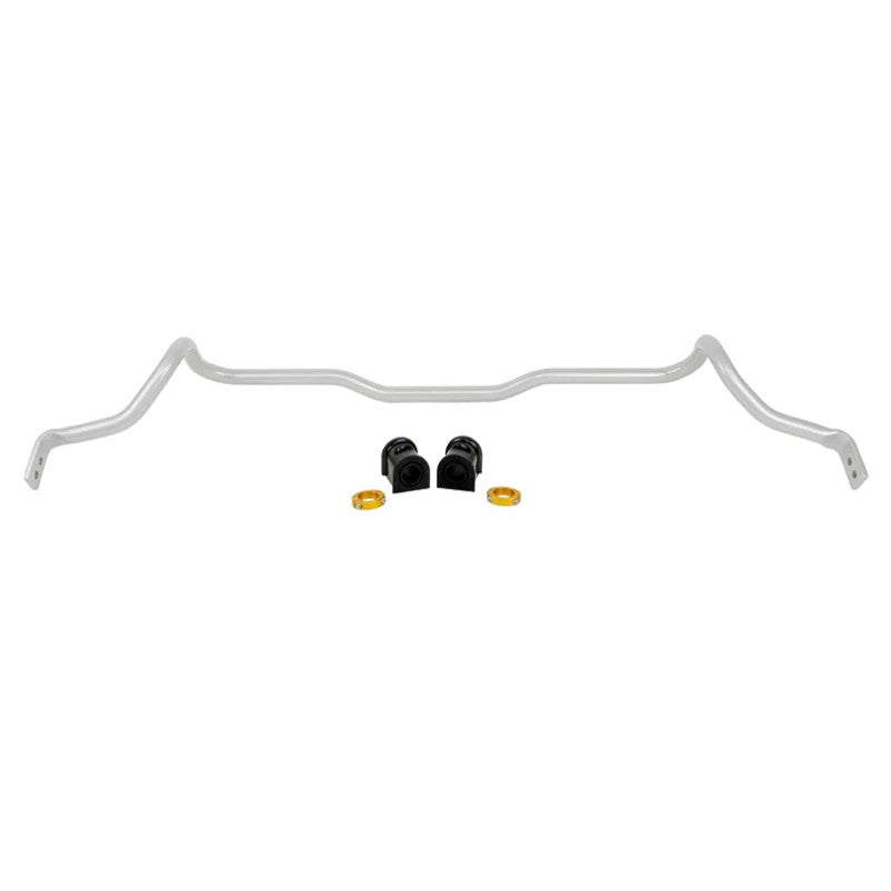 Whiteline BMF64Z 24mm heavy duty adjustable sway bar with synthetic elastomer bushings for 2012-2018 Ford Focus.