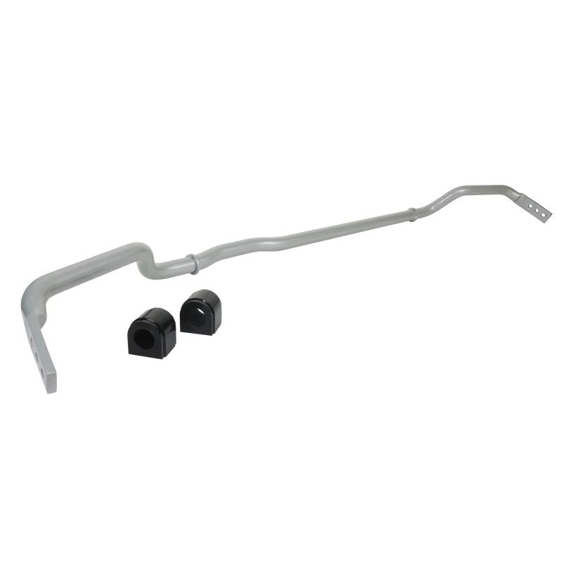 Silver Whiteline BBR44Z 26mm heavy duty adjustable rear sway bar with mounting bushings