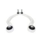 Whiteline KTA405 heavy-duty front compliance aft control arm featuring offset bushings for 2017-2026 Tesla Model 3.