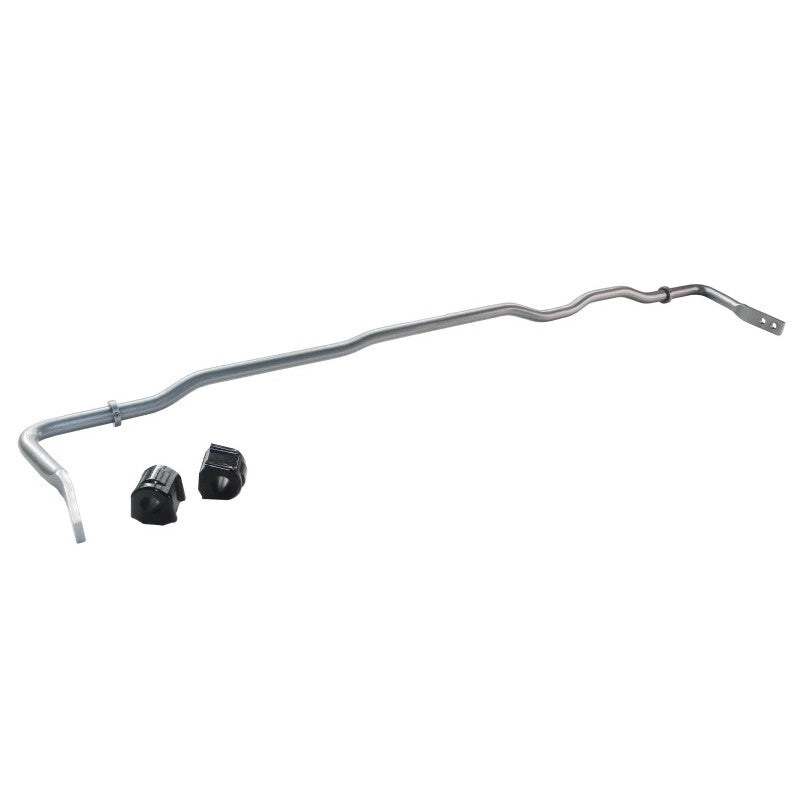 Whiteline BSR56Z 20mm 2-point adjustable rear sway bar with two yellow synthetic elastomer bushings.