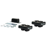 Whiteline W93571 engine and transmission mount bushing kit with yellow synthetic elastomer bushings and grease packets.