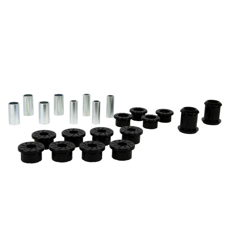 Whiteline W56419 front control arm upper and lower elastomer bushings with molybdenum disulphide grease