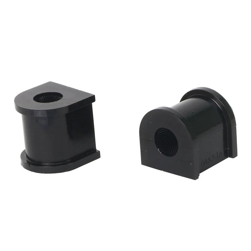 Whiteline W23779 16mm black synthetic elastomer sway bar mount bushings with PTFE lining