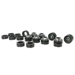 Whiteline W93489 body mount bushing set with plated metal components for 1988-2000 Chevrolet and GMC C/K pickups.