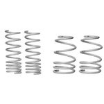 Set of four blue Whiteline performance lowering springs for 2020-2026 Toyota GR Supra.
