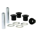 Whiteline W13400 yellow synthetic elastomer steering rack bushings and plated metal sleeves for 2005-2013 Toyota Tacoma