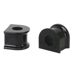 Whiteline W23788 23mm synthetic elastomer sway bar mount bushings with low-friction PTFE lining.