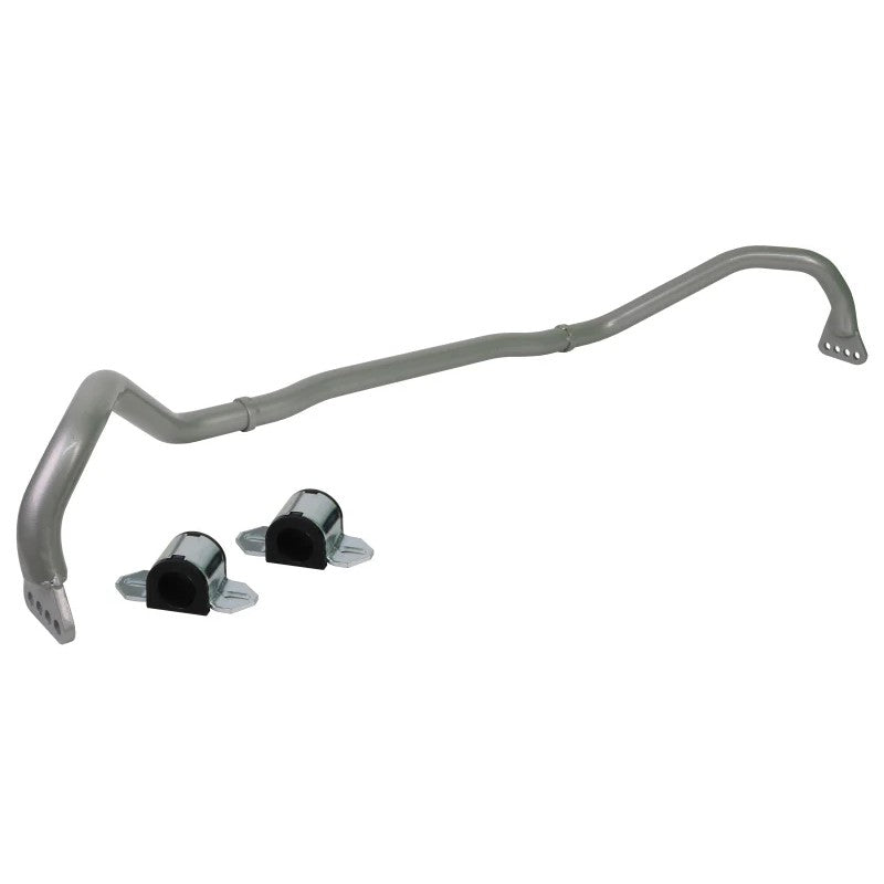 Whiteline 30mm adjustable silver powder-coated front sway bar with bushings and lateral locks for 2008-2017 G8 and SS
