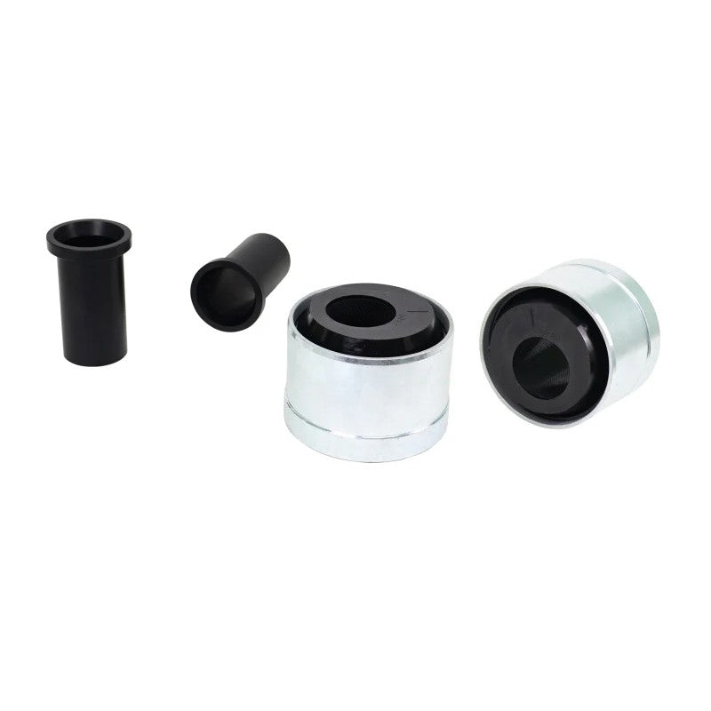 Whiteline W56441 double offset inner rear lower control arm bushings with sleeves for 2009-2025 Nissan 370Z and Z