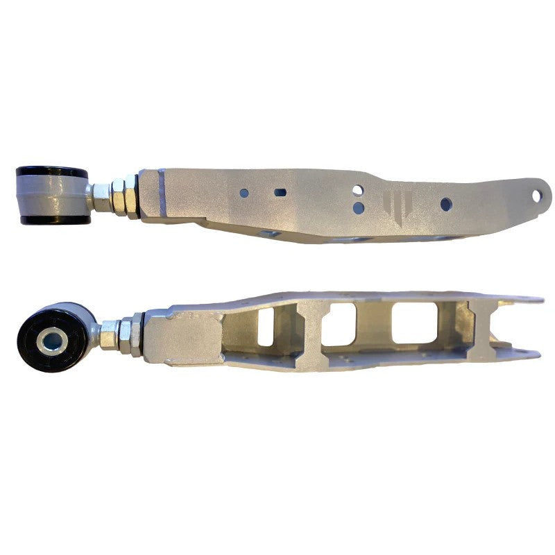 Whiteline KTA139A adjustable rear lower control arms with gold finish and mounting hardware