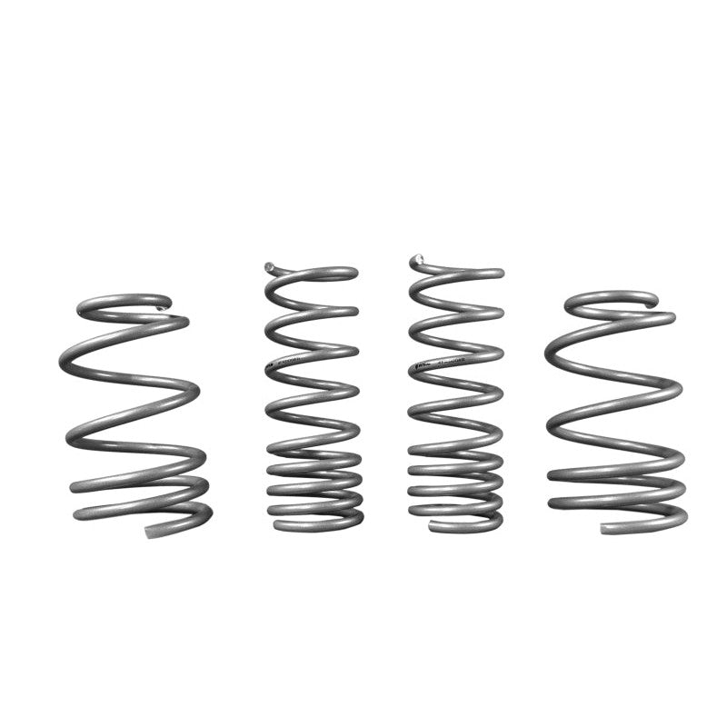 Whiteline WSK-FRD008 progressive rate performance lowering springs for 2016-2018 Ford Focus.