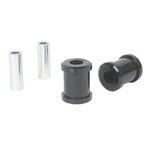 Whiteline W63619 synthetic elastomer rear upper control arm inner bushings for 2016-2025 Mazda MX-5 and Fiat 124 Spider.