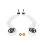 Whiteline KTA406 front lower compliance control arm set with pre-installed dual offset bushings.