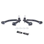 Pair of Whiteline black offset front upper control arms with ball joints for 2022-2026 Toyota Tundra and Sequoia