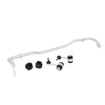 Whiteline 24mm 2-point adjustable rear sway bar in silver for 2022-2026 Audi A3, S3, and VW Golf R.