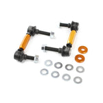 Whiteline KLC242 adjustable rear sway bar endlinks with gold-zinc plated hardware and heavy-duty joints