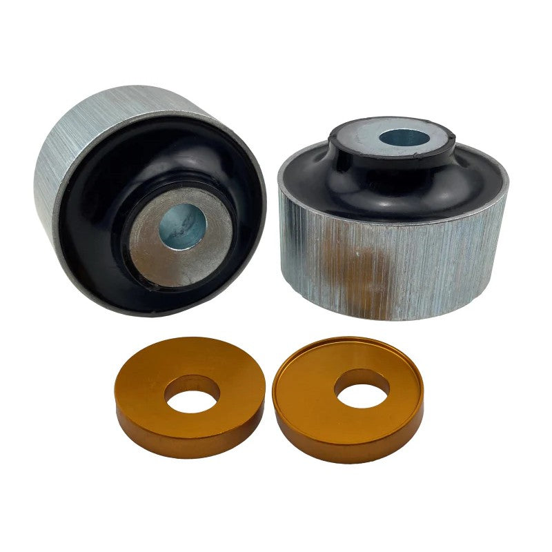 Whiteline KCA511 front lower control arm inner rear dual offset bushings and washers for 2023-2026 Toyota GR Corolla