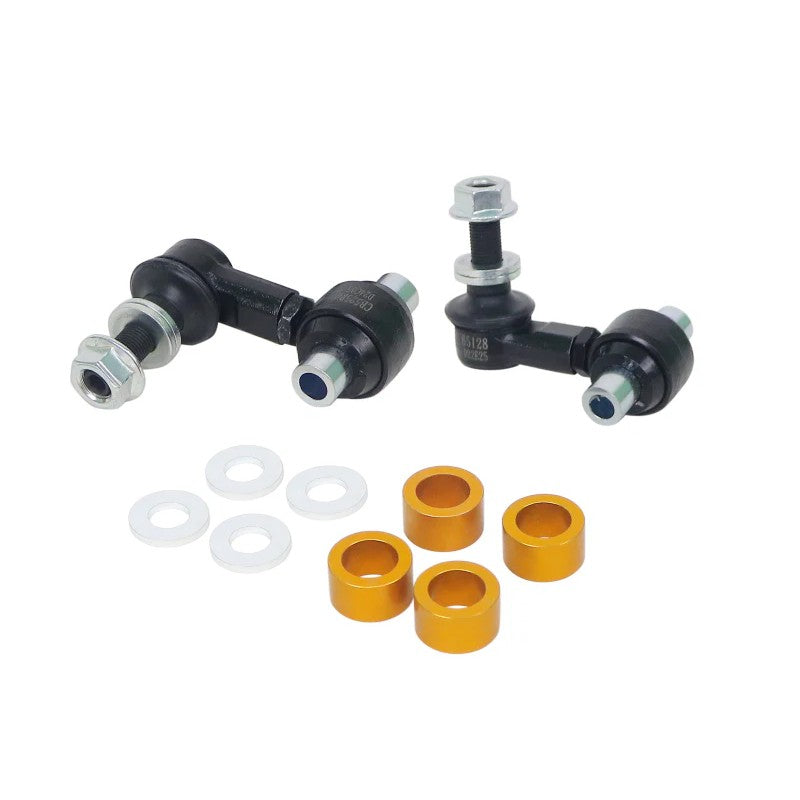 Whiteline KLC249 adjustable rear sway bar end links with threaded bodies and heavy-duty joints for Hyundai Elantra N.