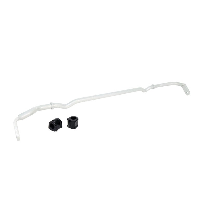 Whiteline BSF52 24mm front sway bar with two black bushings for 2014-2019 Subaru Legacy and Outback models
