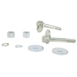 Whiteline KCA448 adjustable camber bolt with corrosion-resistant protective plating for Corvette and Mustang suspension.