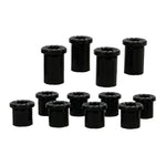 Whiteline W73466 black synthetic elastomer rear leaf spring shackle bushing for 1979-1985 Toyota 4Runner and Pickup