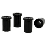 Black Whiteline synthetic elastomer rear leaf spring shackle bushing W73468
