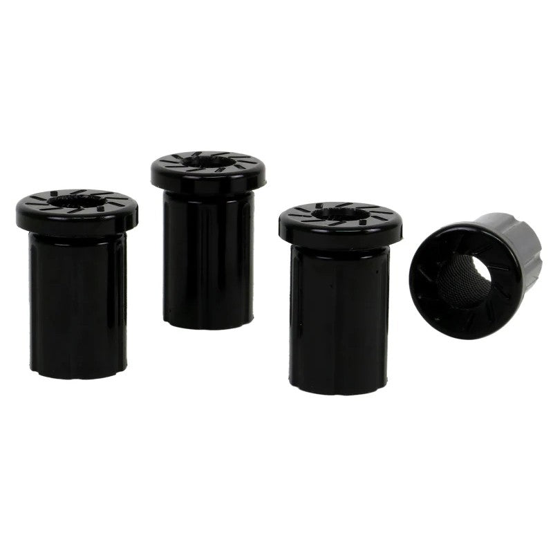 Black Whiteline synthetic elastomer rear leaf spring shackle bushing W73468