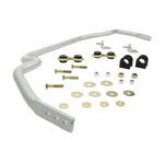 Whiteline BNF42Z 27mm 3-point adjustable front sway bar with synthetic elastomer bushings and lateral locks.