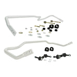 Whiteline BNK009 sway bar kit with 22mm front and 24mm rear bars, end links, and bushings for Nissan Skyline R32 GT-R.