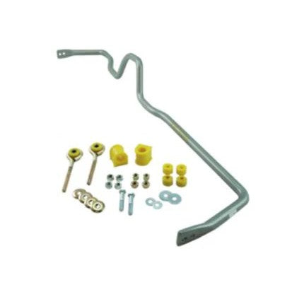 Whiteline 22mm 2-point adjustable rear sway bar for Nissan 240SX with bushings and lateral locks.