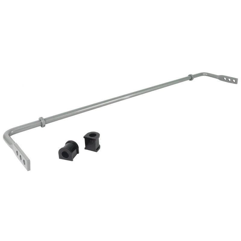 Whiteline BMR12Z 16mm blade-adjustable rear sway bar with yellow synthetic elastomer bushings for 1990-2005 Mazda Miata.