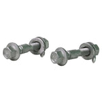 Whiteline KCA412 12mm camber adjusting bolt kit featuring positive toothed lock washers and protective plating.