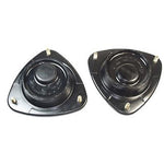 Whiteline KCA409 offset front strut mount assembly with black E-coat finish and twin shielded bearing.