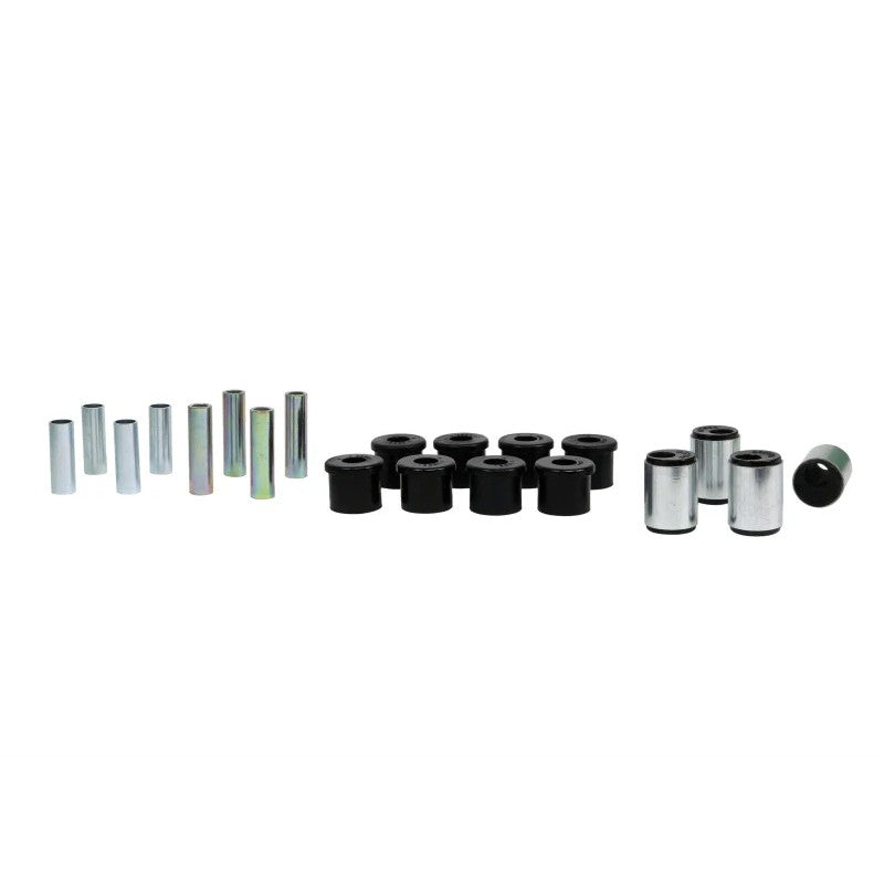 Whiteline WEK098 Front Control Arm Bushing Kit for 1990-2005 Mazda Miata NA and NB chassis.