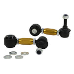 Whiteline KLC203 adjustable front sway bar links with steel ball joints and anodized alloy for 1990-1997 Mazda Miata.