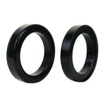 Whiteline W73385 black synthetic elastomer spring pad bushing kit for Toyota Land Cruiser and Lexus LX/GX suspension.