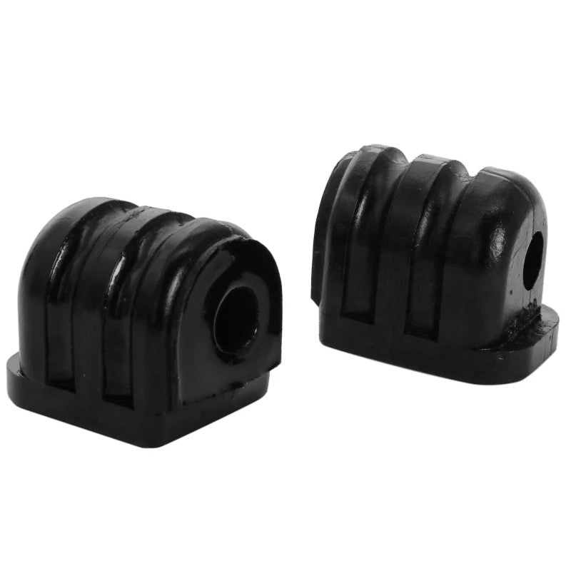 Whiteline KCA303 front caster adjustment kit featuring gold anodized alloy components and black synthetic bushings.