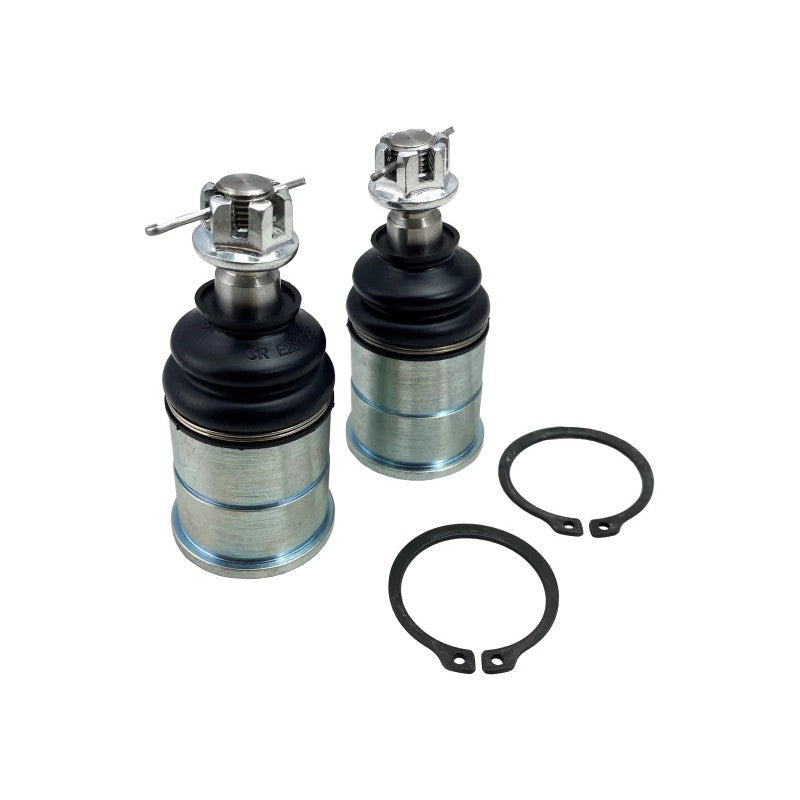Pair of Whiteline KCA524 extended ball joints for front roll center correction.