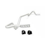 Whiteline BSR20XZ 22mm 3-point adjustable rear heavy-duty sway bar with silver finish and synthetic elastomer bushings.