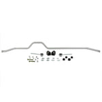 Whiteline 24mm heavy-duty adjustable rear sway bar for Nissan 240SX with silver finish and black bushings.