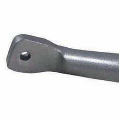 Whiteline BHF52 27mm heavy duty front sway bar with silver powder coating and mounting hardware.
