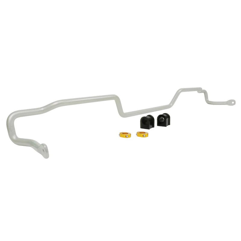 Whiteline BTR39 20mm fixed rear sway bar with synthetic elastomer bushings and mounting hardware