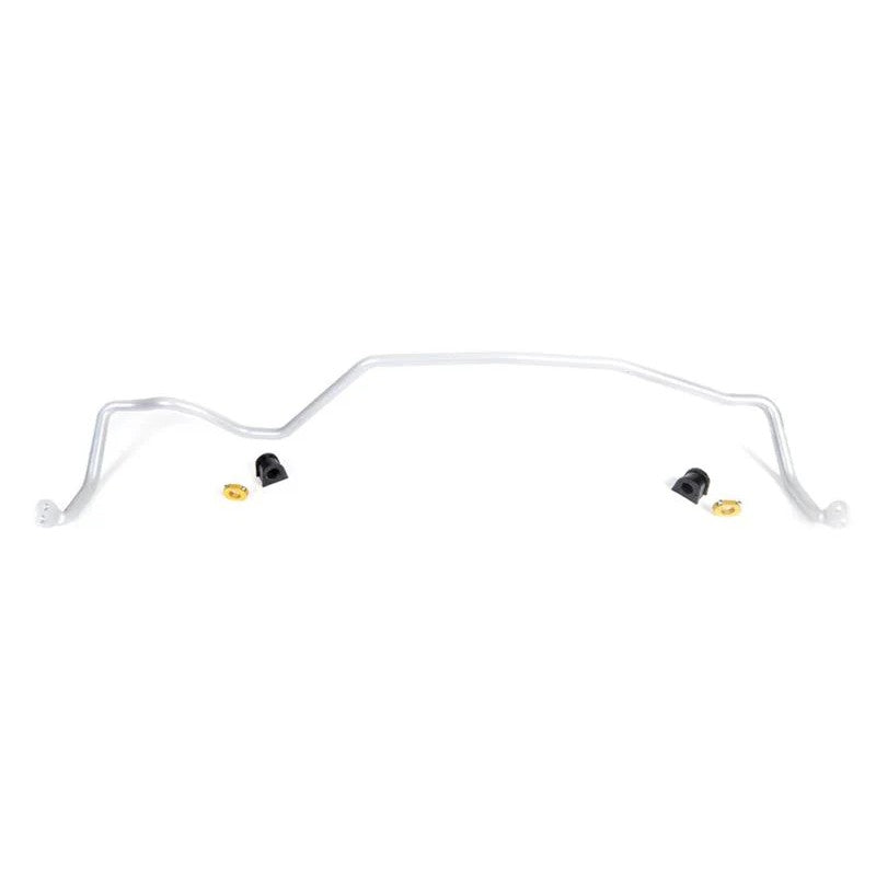 Whiteline BSR12XZ 20mm 2-point adjustable rear sway bar with blue powder coating and synthetic elastomer bushings.