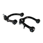 Whiteline black powder-coated offset front upper control arms with GIIRO bushings for Lexus LX470 and Toyota Land Cruiser
